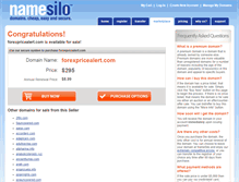 Tablet Screenshot of forexpricealert.com